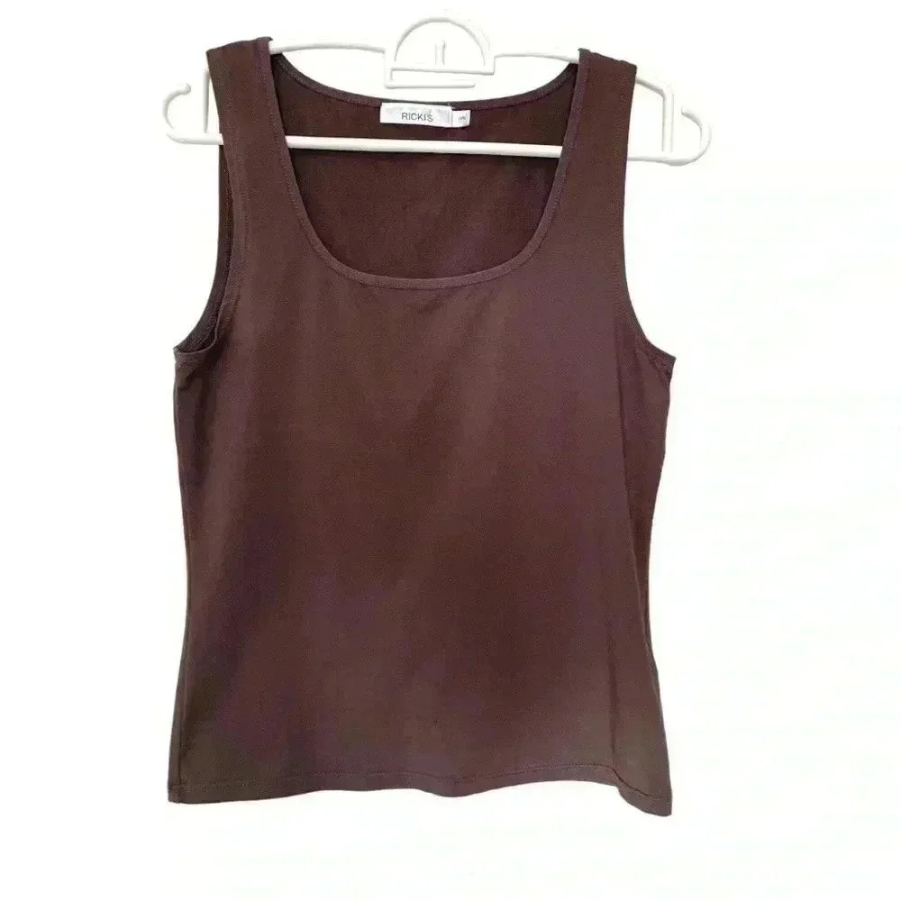 Ricky’s Chocolate Brown Stretchy Tank Top
